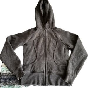 Zip hoodie Lululemen scuba size 8